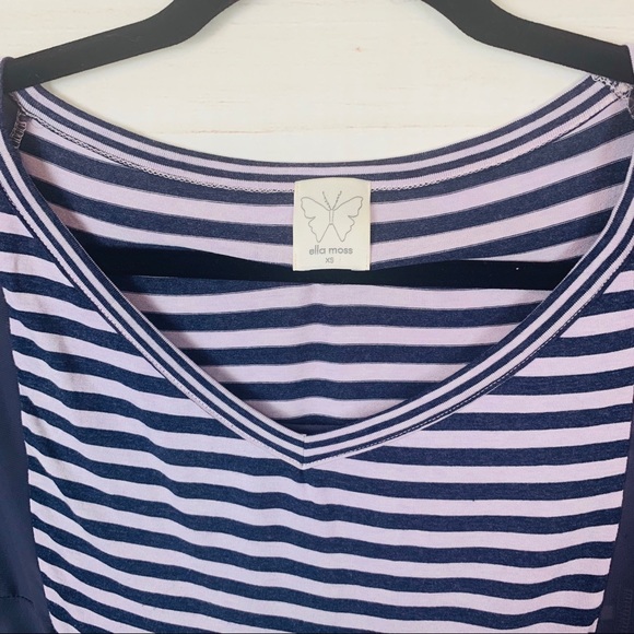 Ella Moss Bellah striped dolman top nwot - Picture 4 of 8